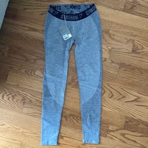 Gymshark Flex Legging V3 - Steel Blue Marl/Evening Navy Blue Legging